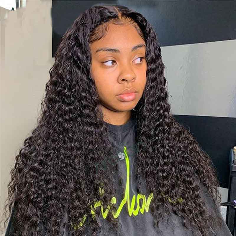 1 Bundle Deep Curly Virgin Hair 100% Unprocessed Human Hair Deep Wave Weave